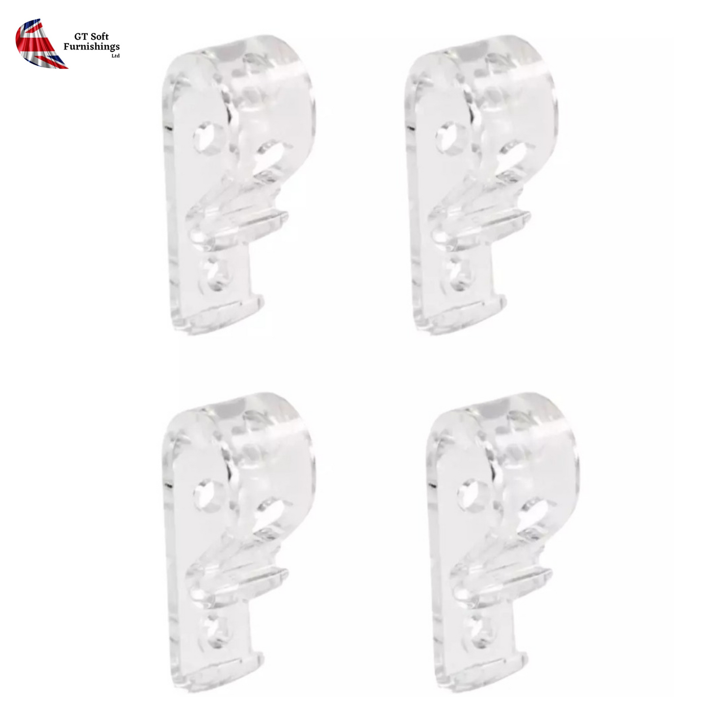 Child Safety Clear P-Clips for Vertical and Roller Blinds | Blind Cord Safety Clips