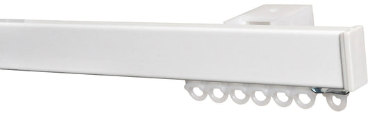 Optimal H-Section Aluminium Curtain Track, White